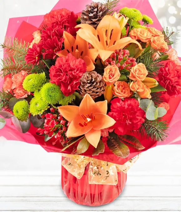 Merry and Bright Handtied