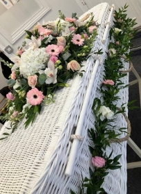 4ft Coffin Spray and Garland